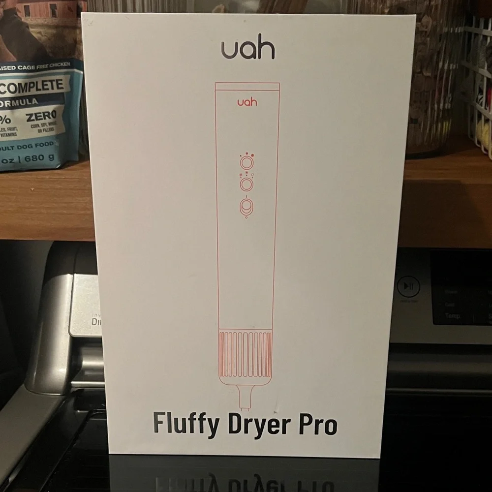 UAH Fluffy Dryer Pro Less Noise Pet Grooming Dryer with Attachments NIB